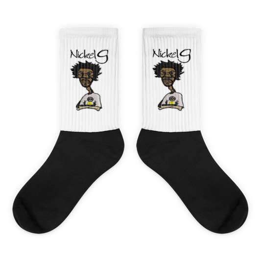 Nickel G. Men's Classic Black & White Socks