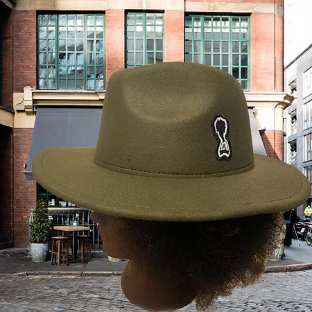 Nickel G. Olive Unisex Fedora Hat