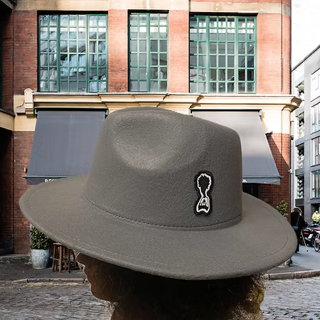 Nickel G. Gray Unisex Fedora Hat