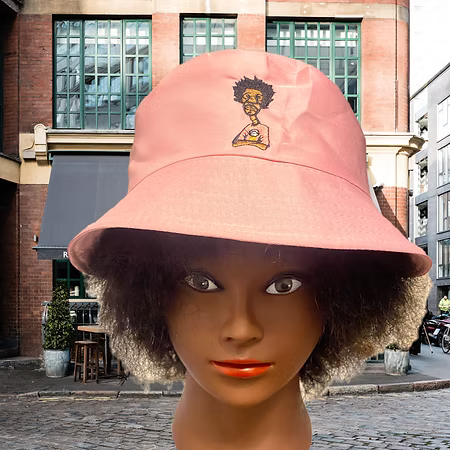 Nickel G. Pink Bucket Hat