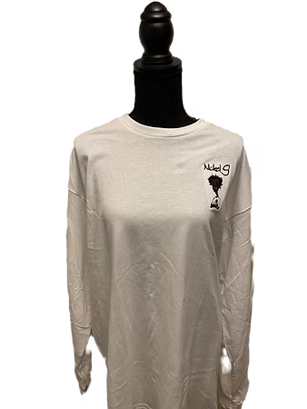 Nickel G. White Unisex Long Sleeve Tee