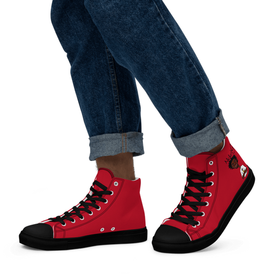 601 Local Red Men's High Top Sneakers From Nickel G.