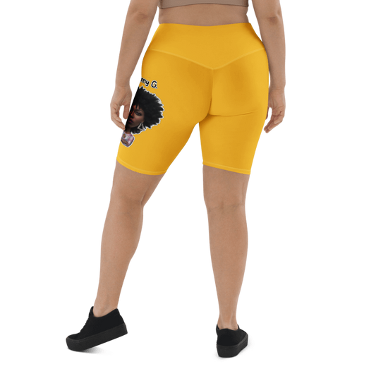 Penny G. Women's Yellow Biker Shorts Classic