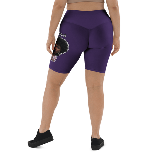Penny G. Women's Purple Biker Shorts Classic