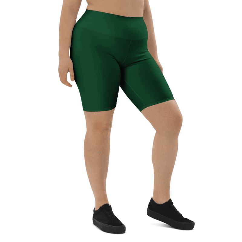 Penny G. Women's Green Biker Shorts Classic