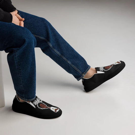 Nickel G. All Black Men's Slip-On Shoes