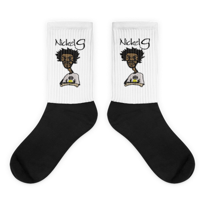 Nickel G. Men's Classic Black & White Socks