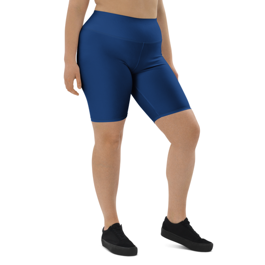 Penny G. Women's Dark Cerulean(Dark Blue) Biker Shorts Classic