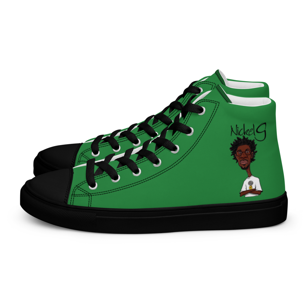 601 Local Green Men's High Top Sneakers From Nickel G.