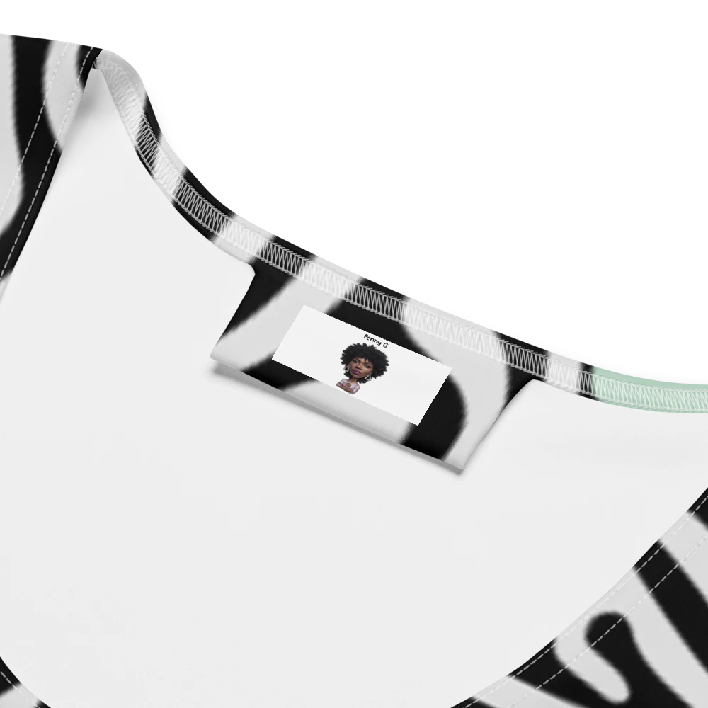 Women's Multicolor Zebra Print Graphic Summer Dress