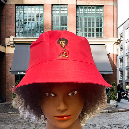 Nickel G. Hot Pink Bucket Hat