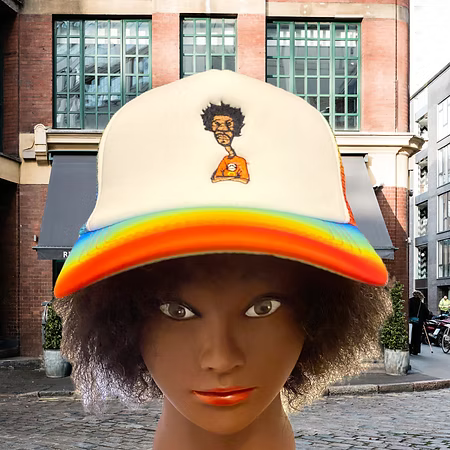 Nickel G. Assorted Color and White Unisex Trucker Cap
