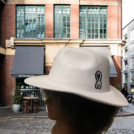 Nickel G. White Unisex Fedora Hat