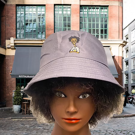 Nickel G. Grey Bucket Hat