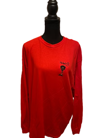 Nickel G. Red Unisex Long Sleeve Tee