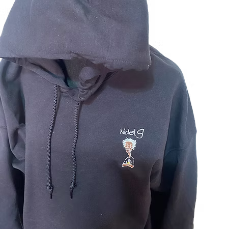 Nickel G. Black Unixex Hoodie