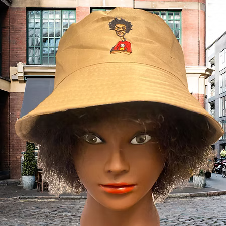 Nickel G. Brown Bucket Hat