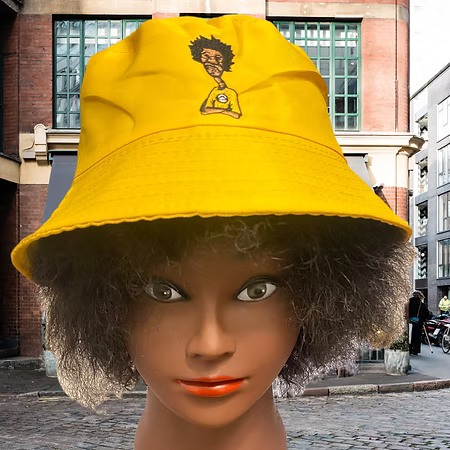 Nickel G. Yellow Bucket Hat