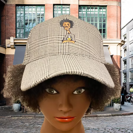 Nickel G. Grey Criss Cross With Grey Logo Unisex Trucker Cap