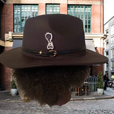 Nickel G. Black with Band Women Fedora Hat