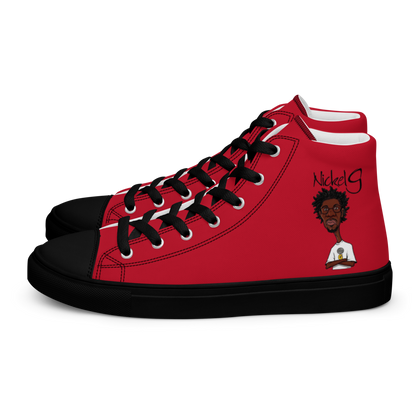 601 Local Red Men's High Top Sneakers From Nickel G.