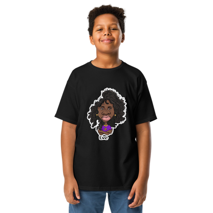Eve Black Tee for Girls By Penny G.