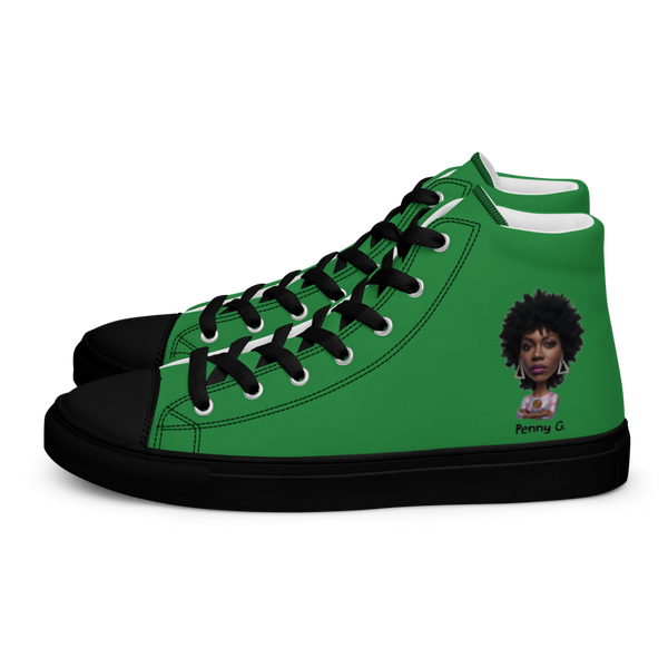 601 Local Green Women's High Top Sneakers From Penny G.