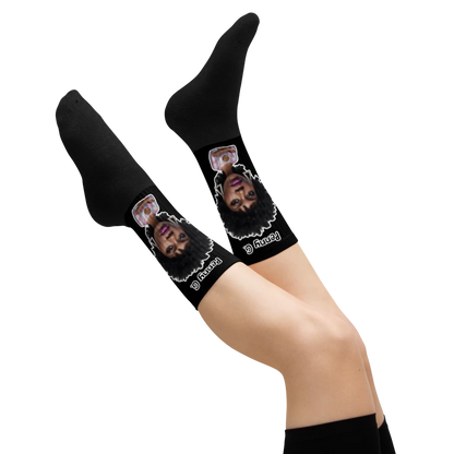 Penny G. Women's All Black Socks