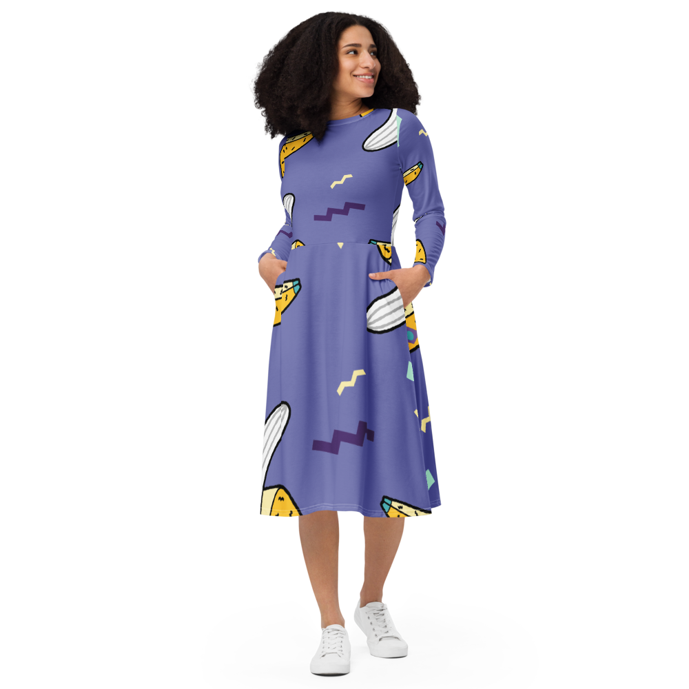 Women's Banana Split Graphic Summer Dress