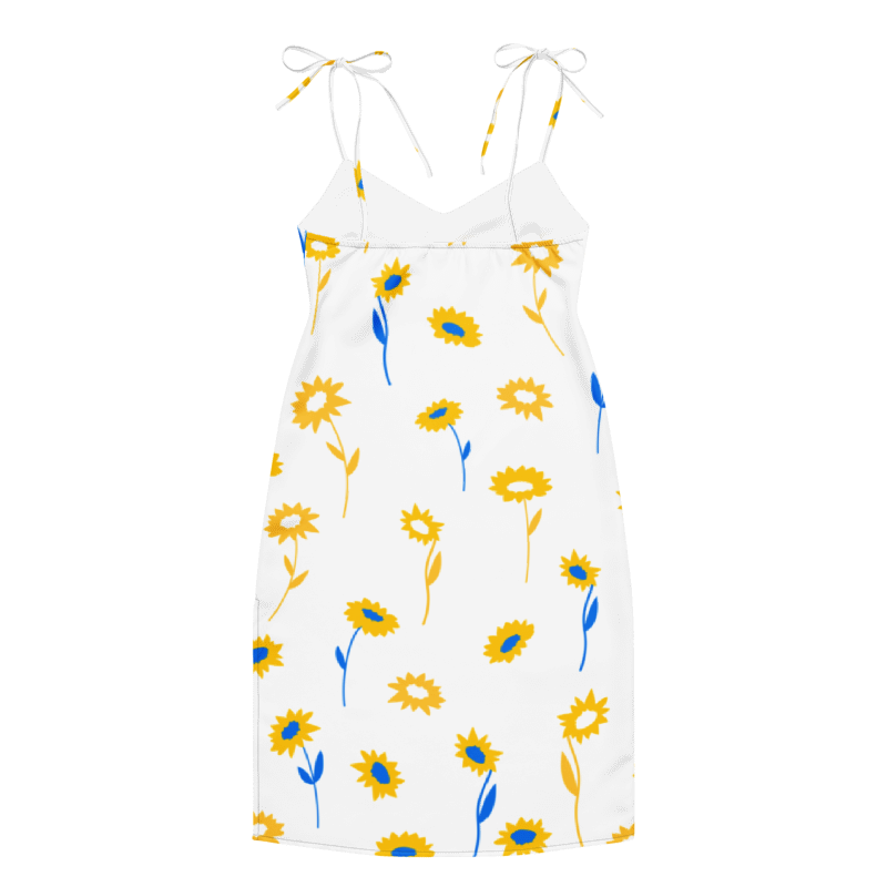 Women's Sunflowers Graphic Summer Dress By Penny G.