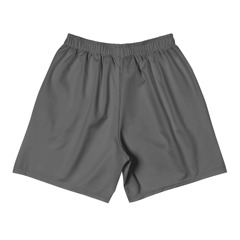 All-Over Print Unisex Grey Athletic Long Shorts