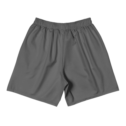 All-Over Print Unisex Grey Athletic Long Shorts