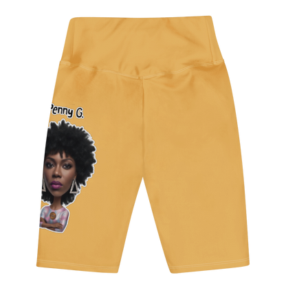 Penny G. Women's Gold Biker Shorts Classic