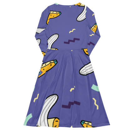 Women's Banana Split Graphic Summer Dress