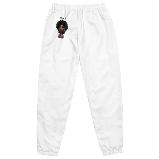 Penny G. White Track Pants