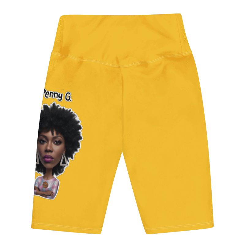 Penny G. Women's Yellow Biker Shorts Classic