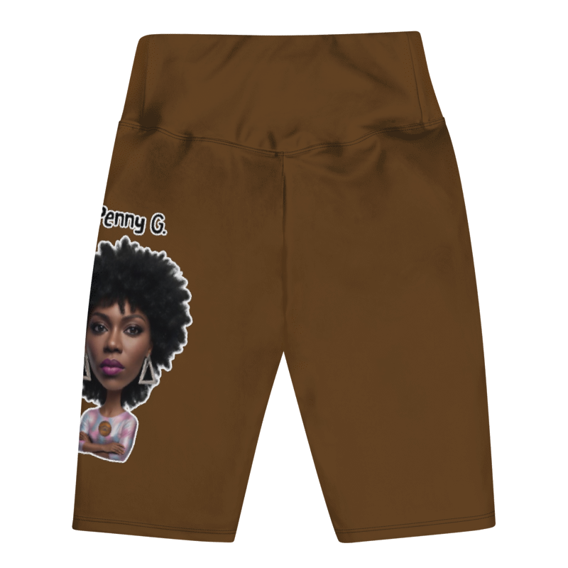 Penny G. Women's Brown Biker Shorts Classic