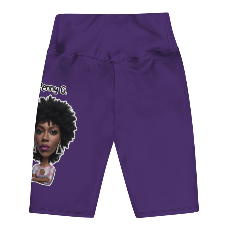 Penny G. Women's Purple Biker Shorts Classic