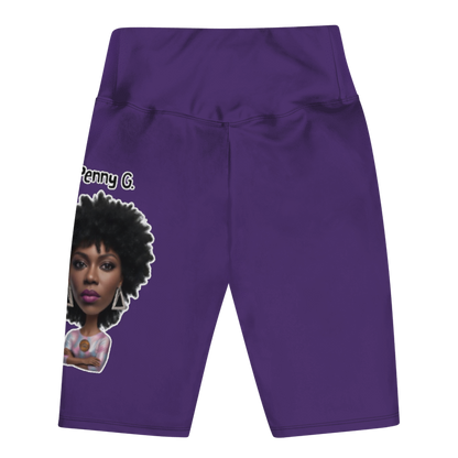 Penny G. Women's Purple Biker Shorts Classic