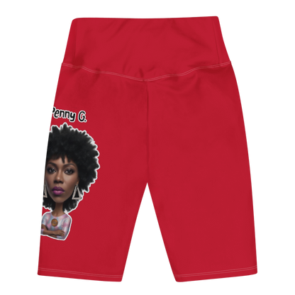 Penny G. Women's Red Biker Shorts Classic