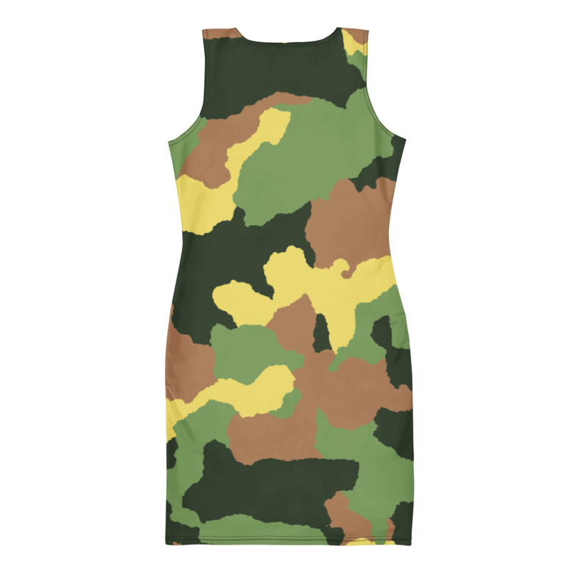 Women's Camouflage Graphic Summer Dress