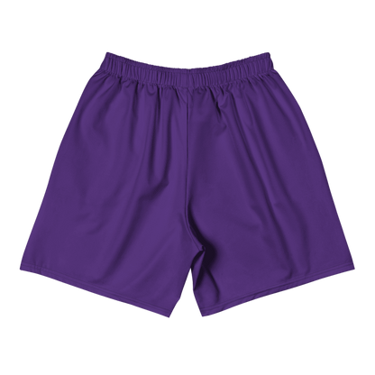 All-Over Print Unisex Purple Athletic Long Shorts