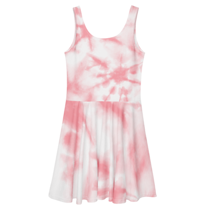 Women's Pink & White Graphic Summer Dress By Penny G.