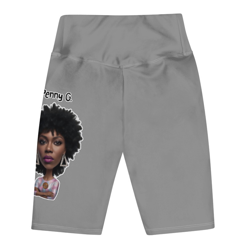 Penny G. Women's Grey Biker Shorts Classic