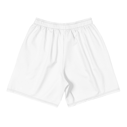 All-Over Print Unisex White Athletic Long Shorts