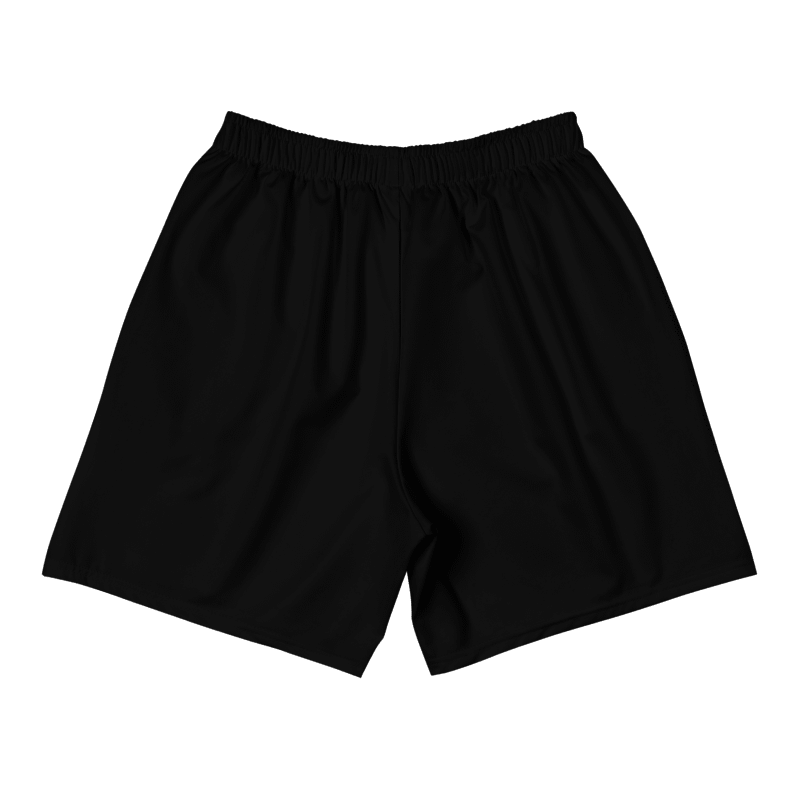 All-Over Print Unisex Black Athletic Long Shorts