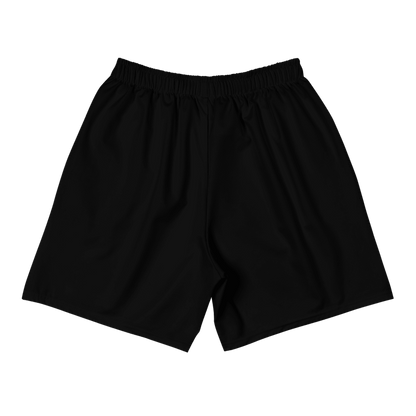 All-Over Print Unisex Black Athletic Long Shorts