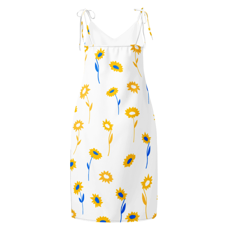 Women's Sunflowers Graphic Summer Dress By Penny G.