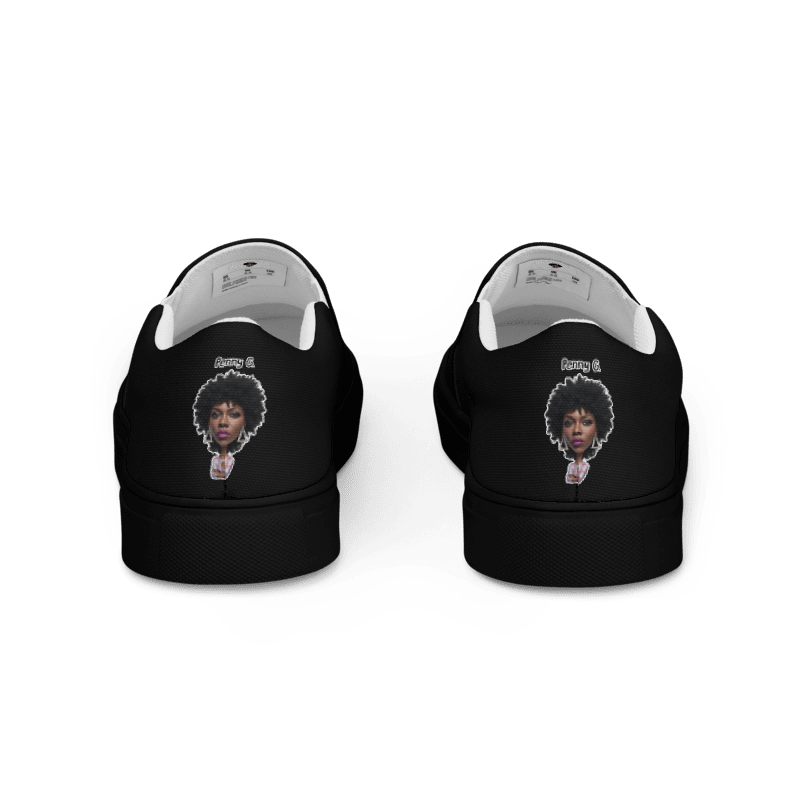 Penny G. Classic All Black Women's Slip-On Shoes