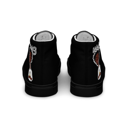 Nickel G. Men's All Black High Top Sneakers